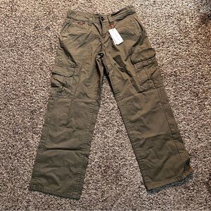 Urban Outfitters BDG Y2K Olive Cargo Pants Women Size S NWT